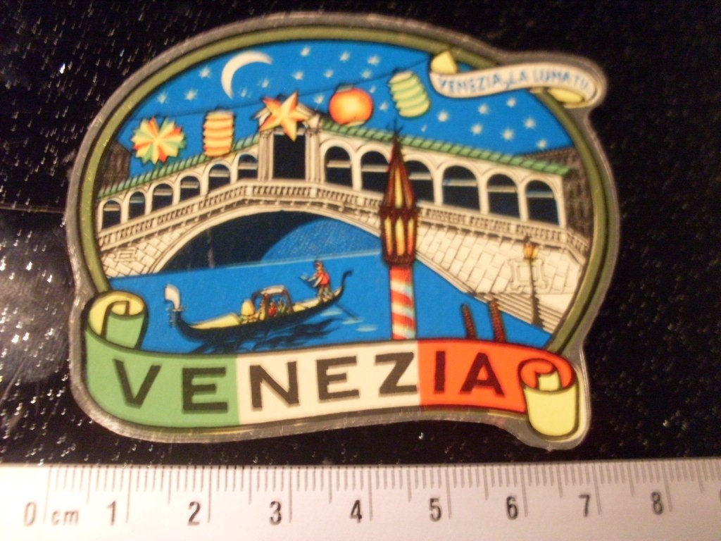 folie sticker venezia la luna venetie italie italy, Verzenden, Zo goed als nieuw, Overige typen
