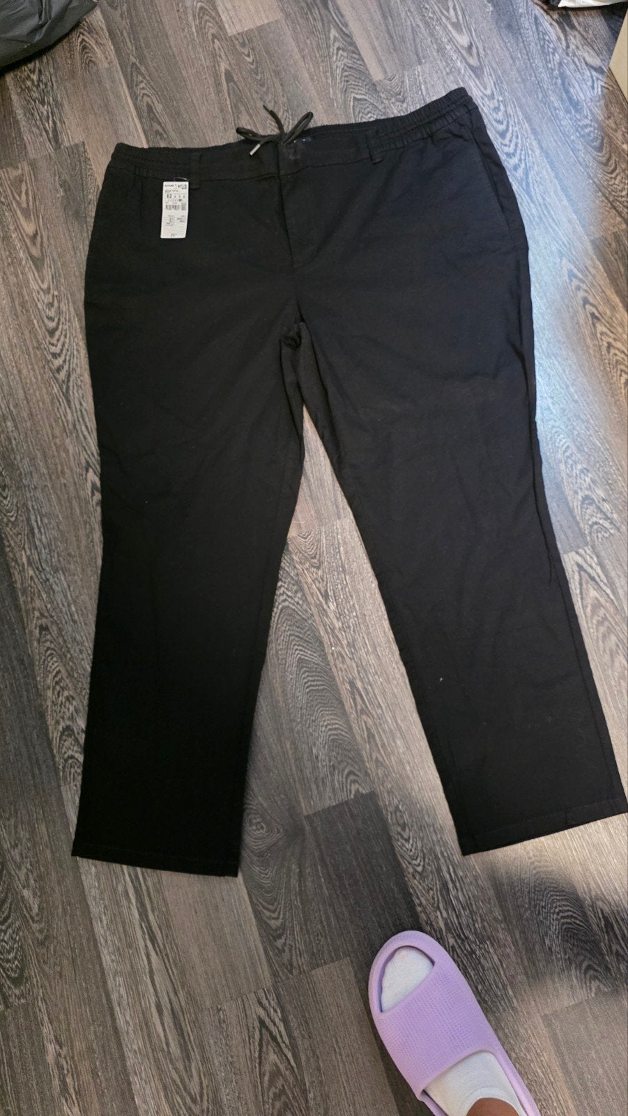 Kiabi Zwarte Broek Maat 62 (Nieuw met label), Zwart, Maat 46/48 (XL) of groter, Nieuw, Ophalen of Verzenden