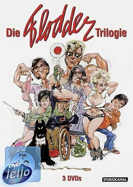 DVD: Flodder Trilogy (1986-95 Nelly Frijda, Huub Stapel), Alle leeftijden, Ophalen of Verzenden, Nieuw in verpakking, Komedie