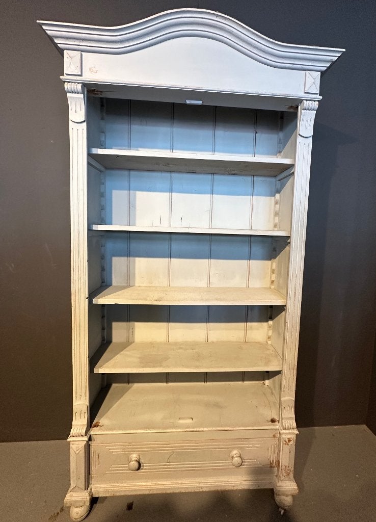 Leuke vintage kast, Ophalen, Met plank(en), Gebruikt, 100 tot 150 cm