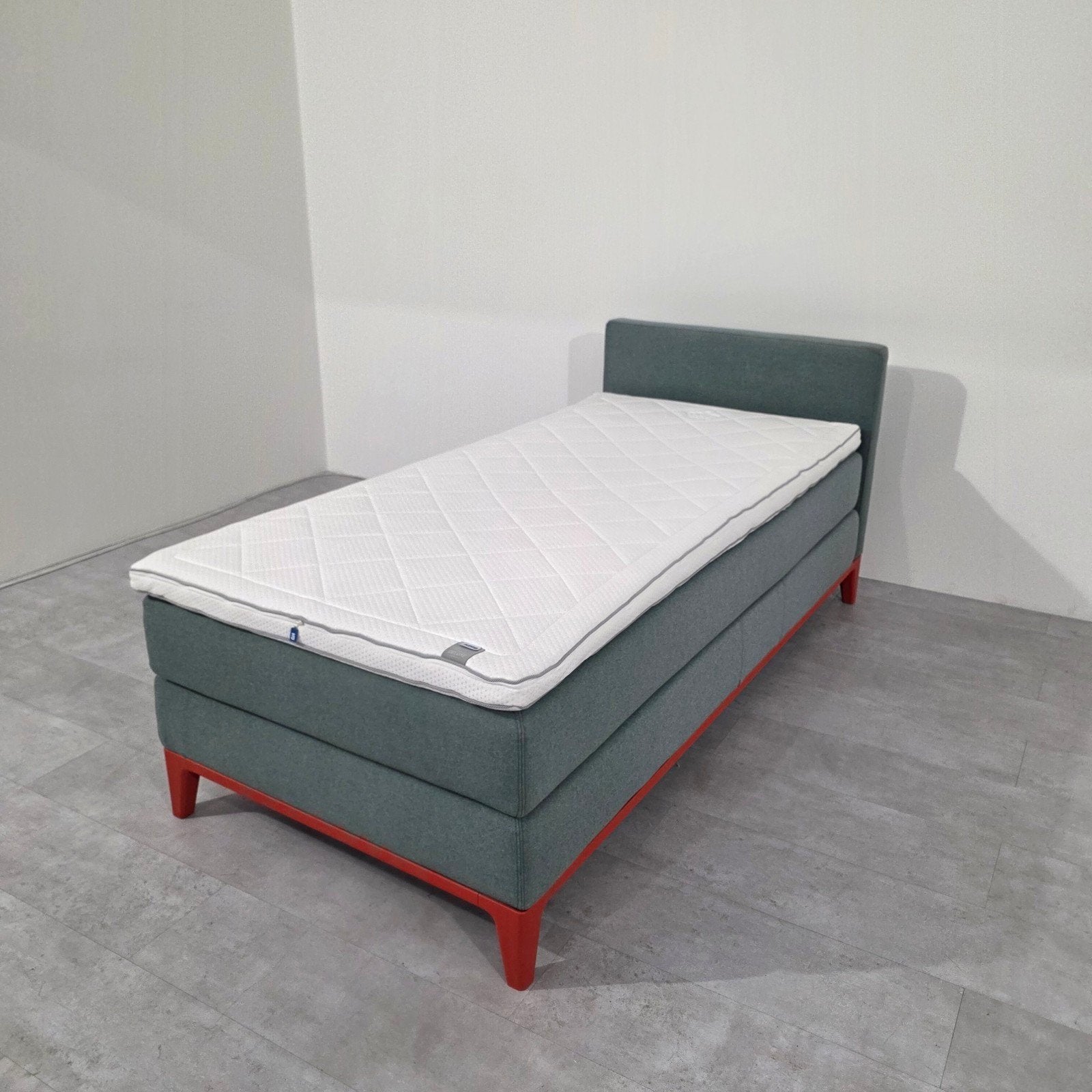 Boxspring Auping Criade 100x200 Electrisch + Deluxe Matras, Verstelbaar, Tweepersoons, Ophalen of Verzenden, Zo goed als nieuw