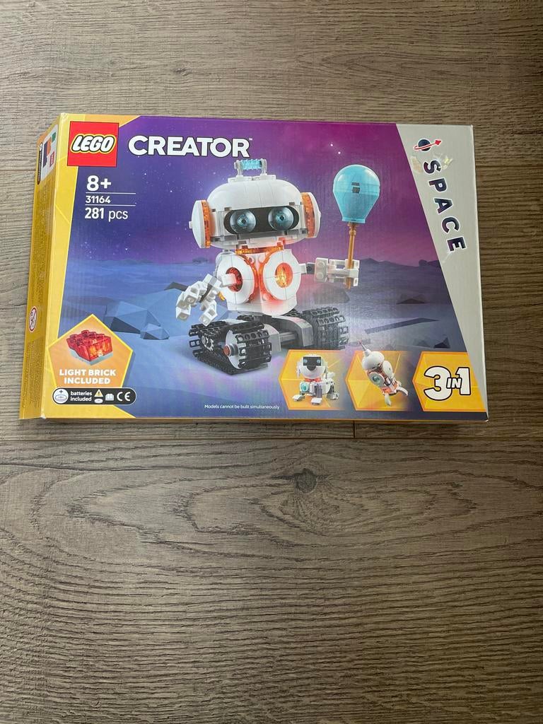 LEGO Creator 31164 Space Robot 3-in-1  in doos, Gebruikt, Lego, Ophalen of Verzenden, Compleet