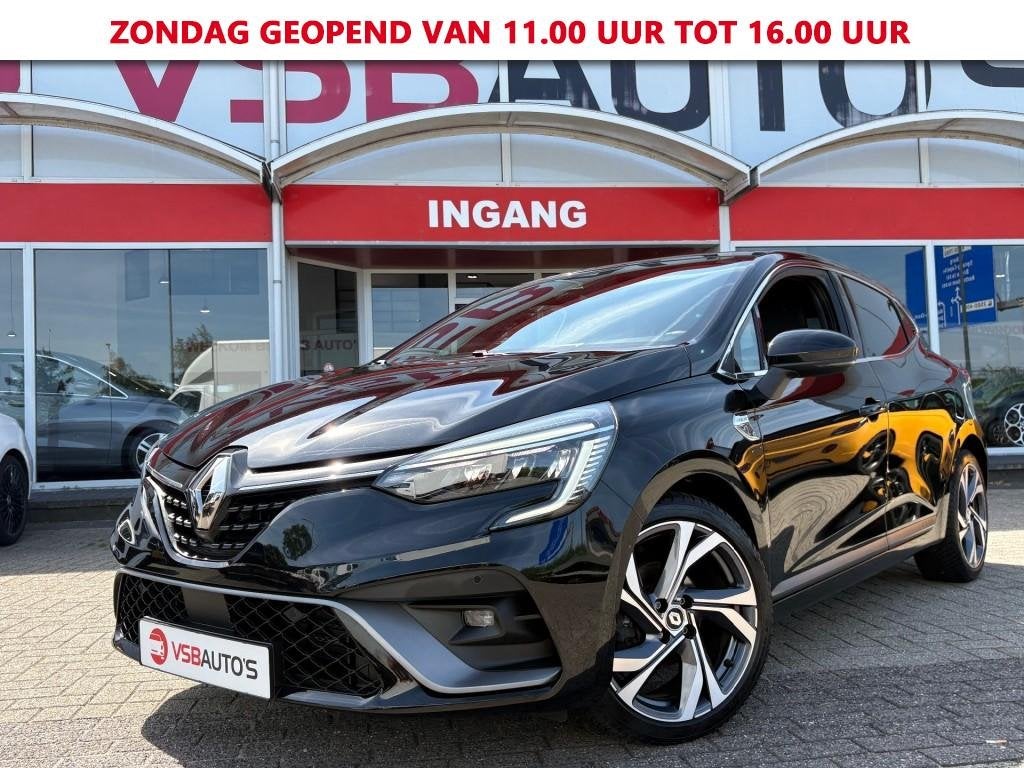 Renault CLIO 1.0 TCE INIT. PARIS RS LINE. LEER NAVI CAMERA S, Lane Keeping Assist, Gebruikt, Met garantie (alle), Zwart