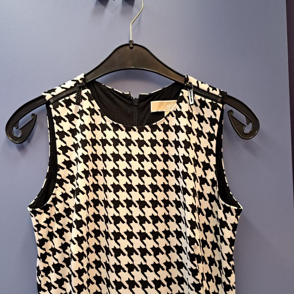 Michael Kors jurk zwart wit pied de poule print XS-S 45732, Kleding | Dames, Jurken, Michael Kors, ., Zwart, Ophalen of Verzenden