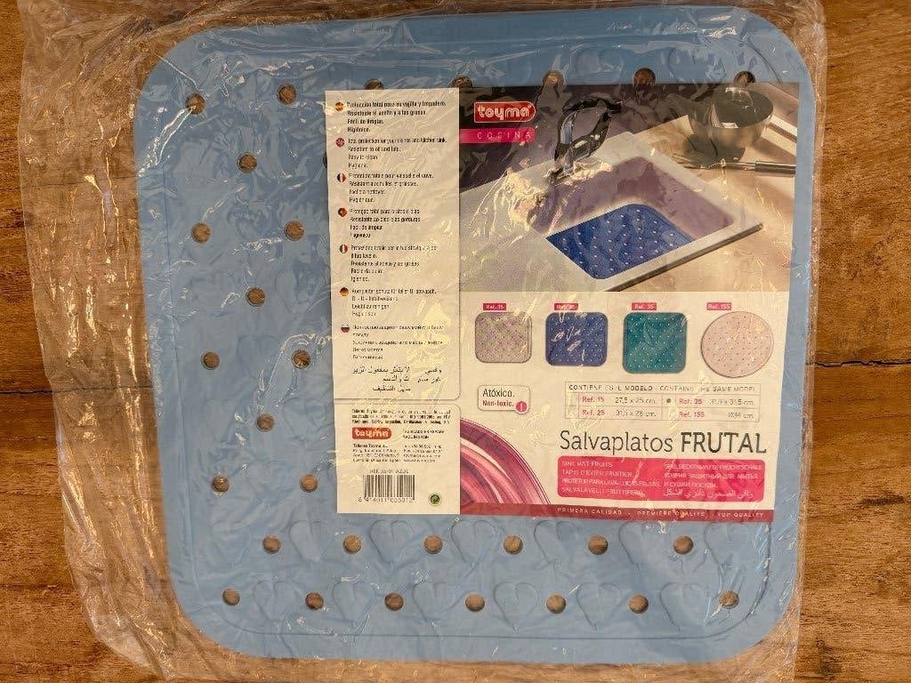 Blauwe Gootsteen mat,AfdruipMat, Gootsteen Beschermer, Nieuw, Overige typen, Ophalen of Verzenden, Nieuw, Blauw