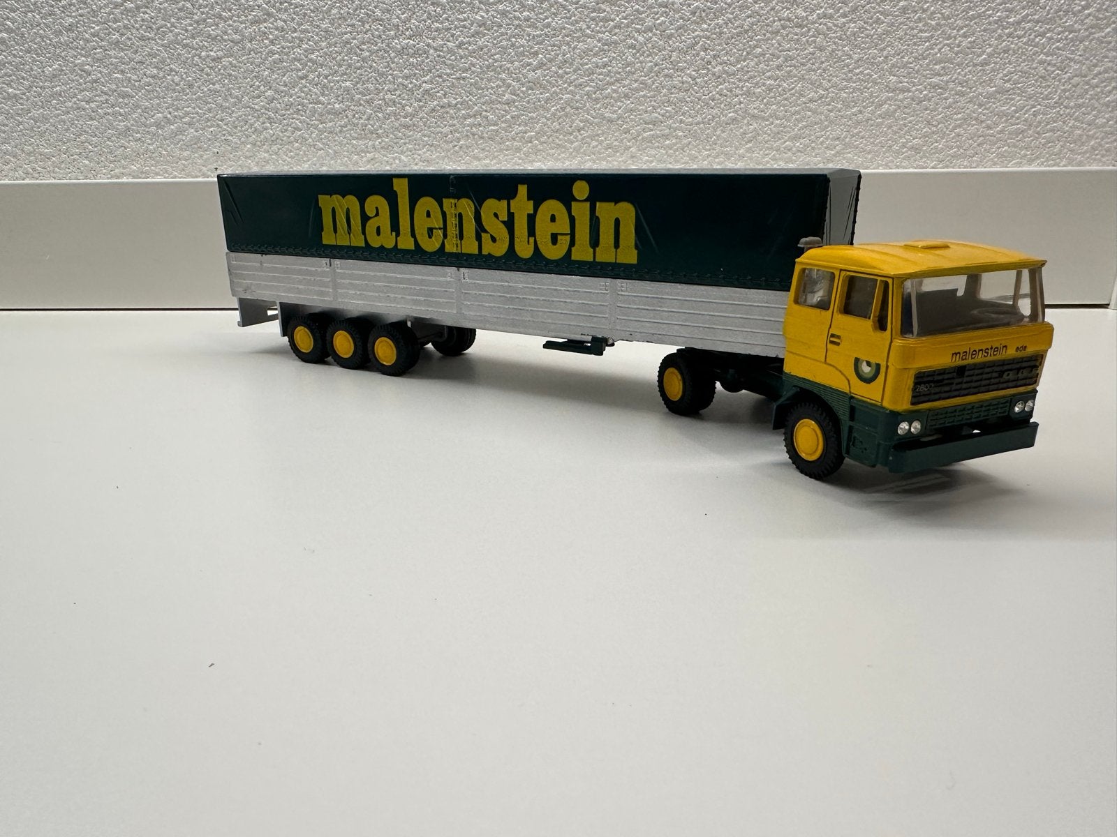 Lion Toys DAF 2800 Malenstein Ede trekker met oplegger, Ophalen of Verzenden, Zo goed als nieuw, Bus of Vrachtwagen, Lion Toys
