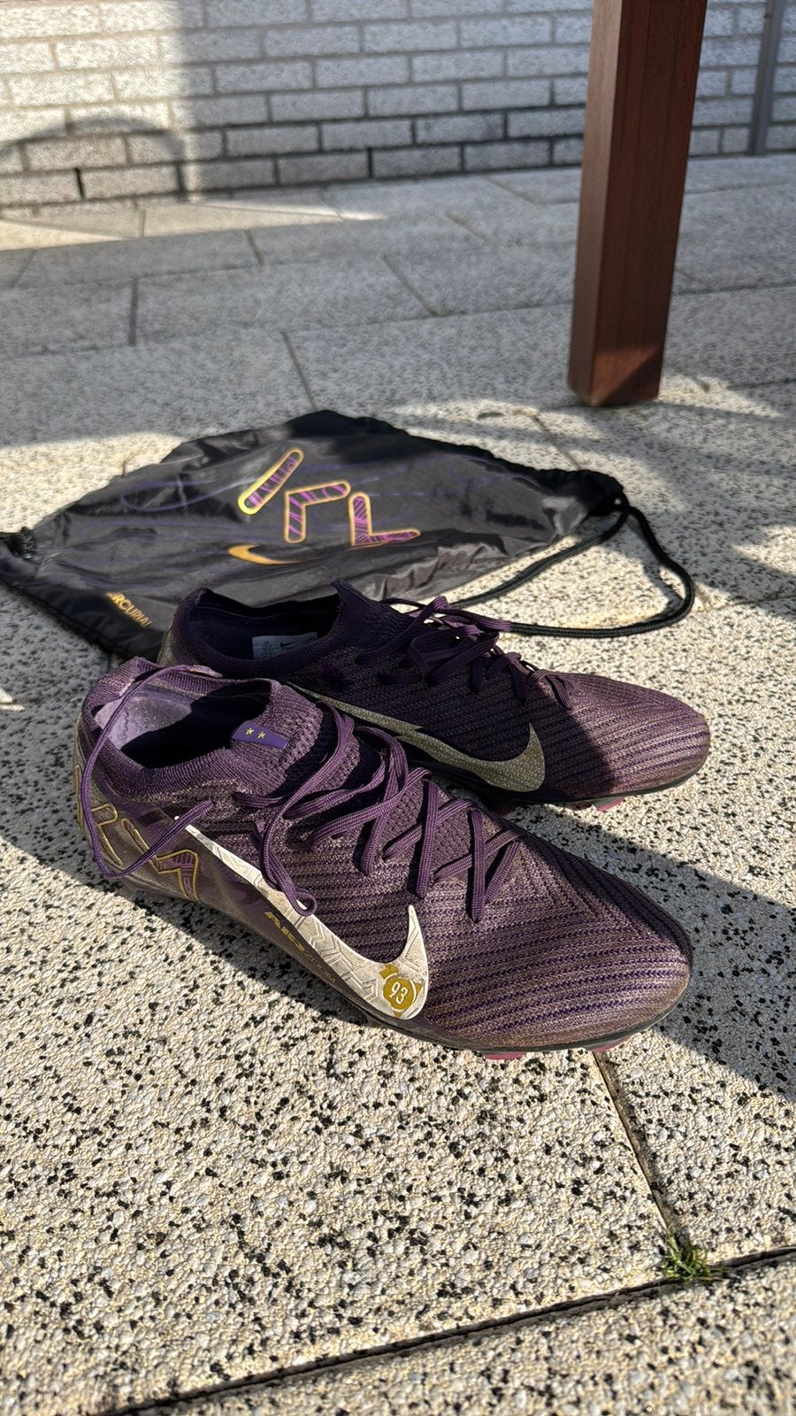 Maat 44.5Nike Air zoom Vapor 16 Elite KM voetbalschoenen, Maat XS of kleiner, Ophalen of Verzenden, Zo goed als nieuw, Schoenen
