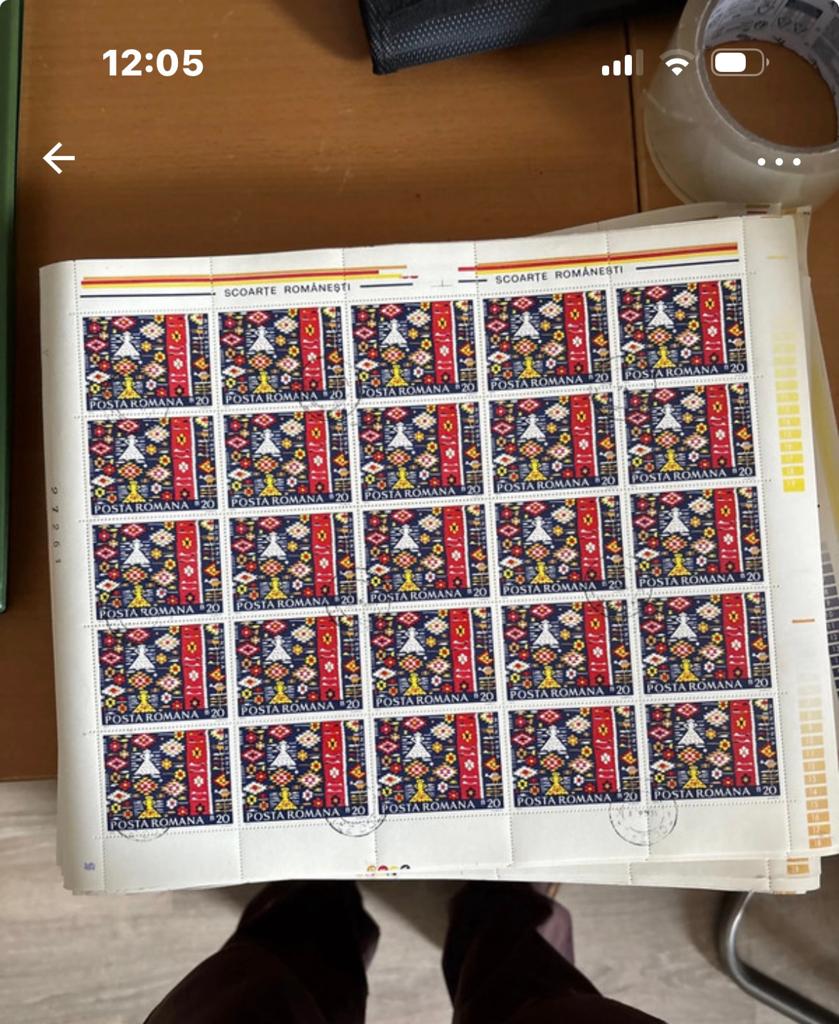 Postzegel vellen Roemenië, Postzegels en Munten, Postzegels | Volle albums en Verzamelingen, Ophalen of Verzenden, Buitenland