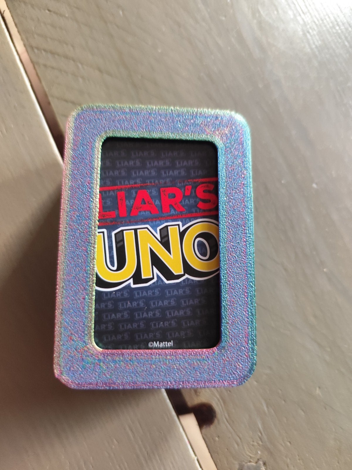 Uno doosje regenboog kleuren (exclusief Uno kaarten), Ophalen of Verzenden, Nieuw