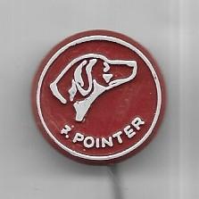 POINTER HONDEN DIEREN SPELD RODE UITVOERING, Ophalen of Verzenden, Zo goed als nieuw, Dier of Natuur, Speldje of Pin
