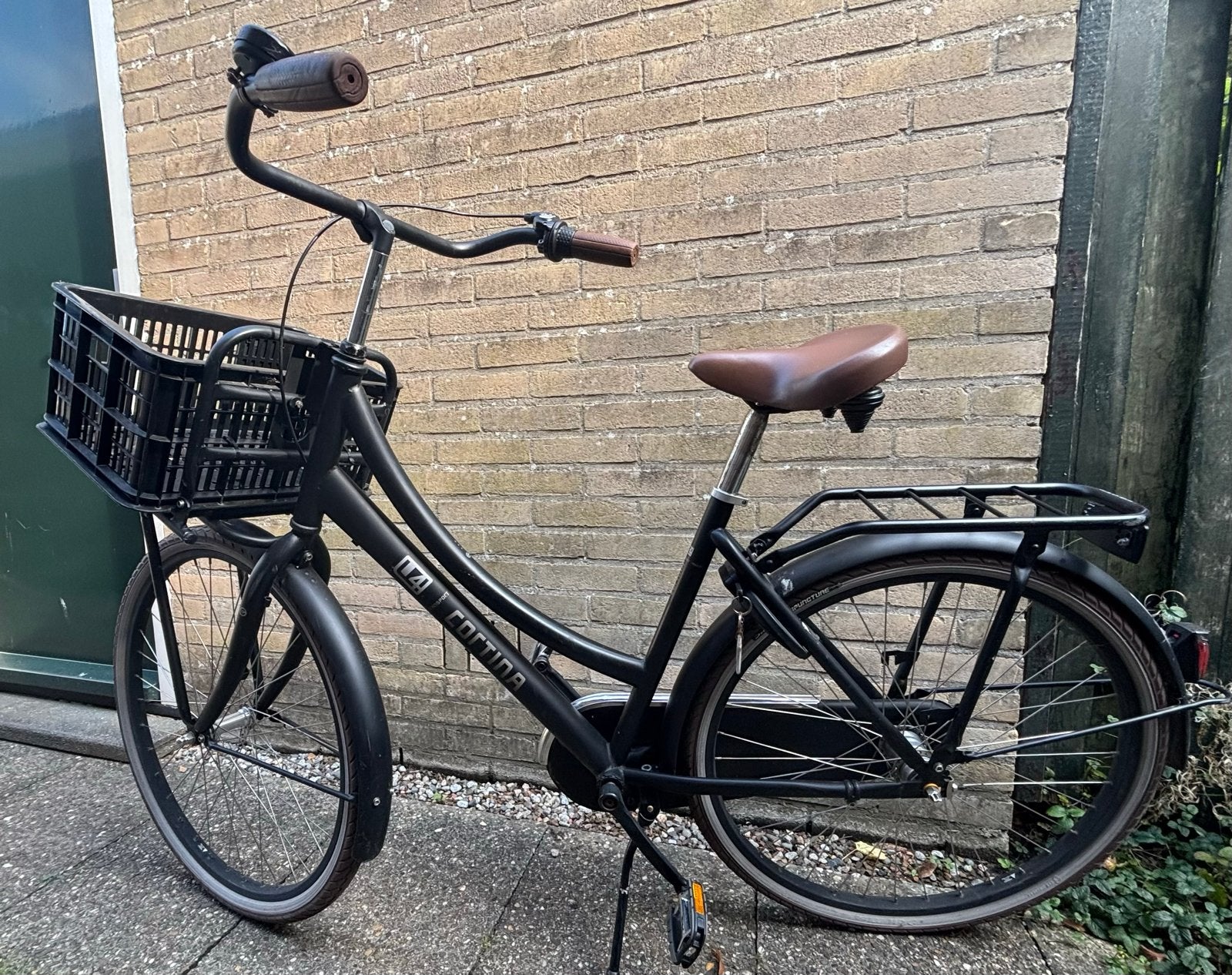 Cortina U4 Meisjesfiets - groep 7/8 - 26 inch - Zwart, Fietsen en Brommers, Fietsen | Meisjes, Terugtraprem, Gebruikt, Versnellingen