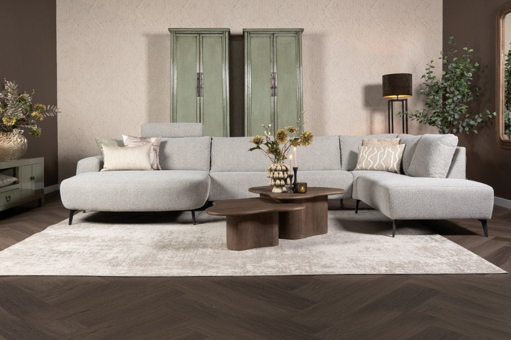 Hoekbank Omori l Whoon | Meubilex l van €2819 voor €1599, Huis en Inrichting, Banken | Bankstellen, Ophalen, Hoekbank, 300 cm of meer