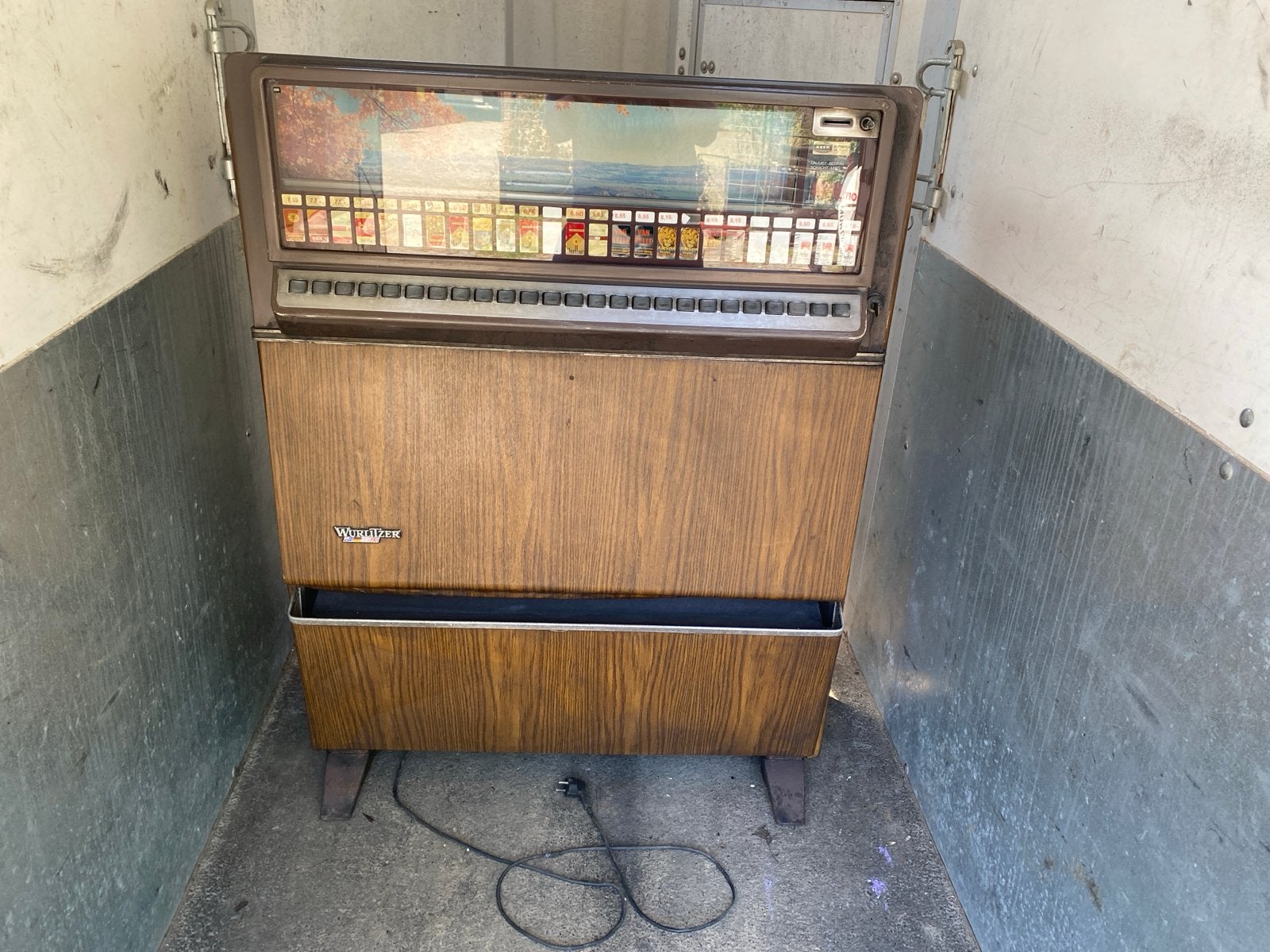 Vintage wurlitzer sigarettenautomaat - Agem Automaten, Verzamelen, Automaten | Overige, Ophalen of Verzenden, Gebruikt