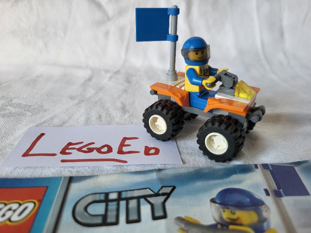 Lego 7736 - Coast Guard Quad Bike - Town/City/Coast Guard, Compleet, Overige thema's, Lego, Ophalen of Verzenden