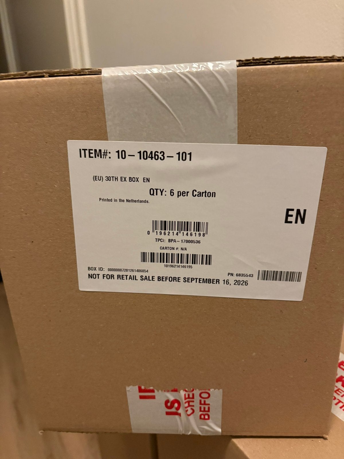 Pokemon 30th anniversary ex box case, Ophalen, Nieuw, Boosterbox, Foil