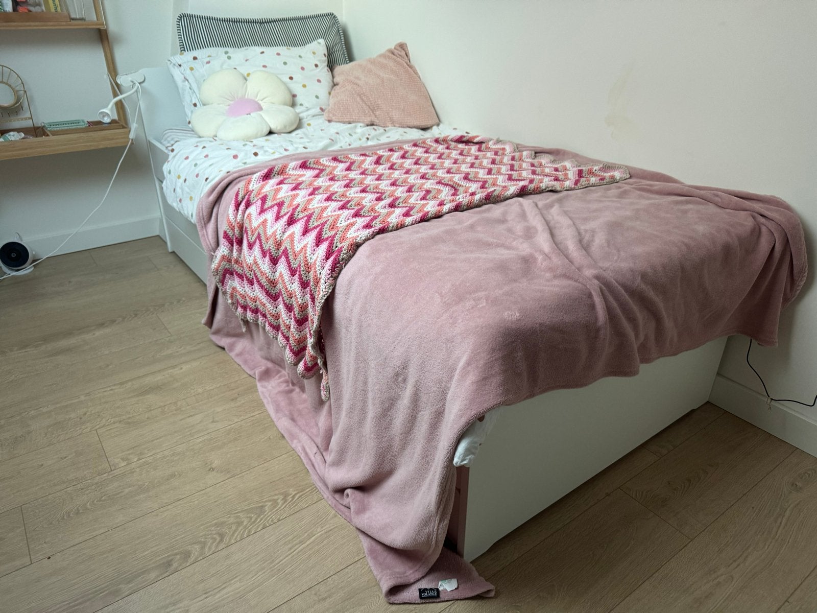 IKEA SLÄKT uitschuifbed met opberglades, Ophalen, 90 cm, Eenpersoons, Wit