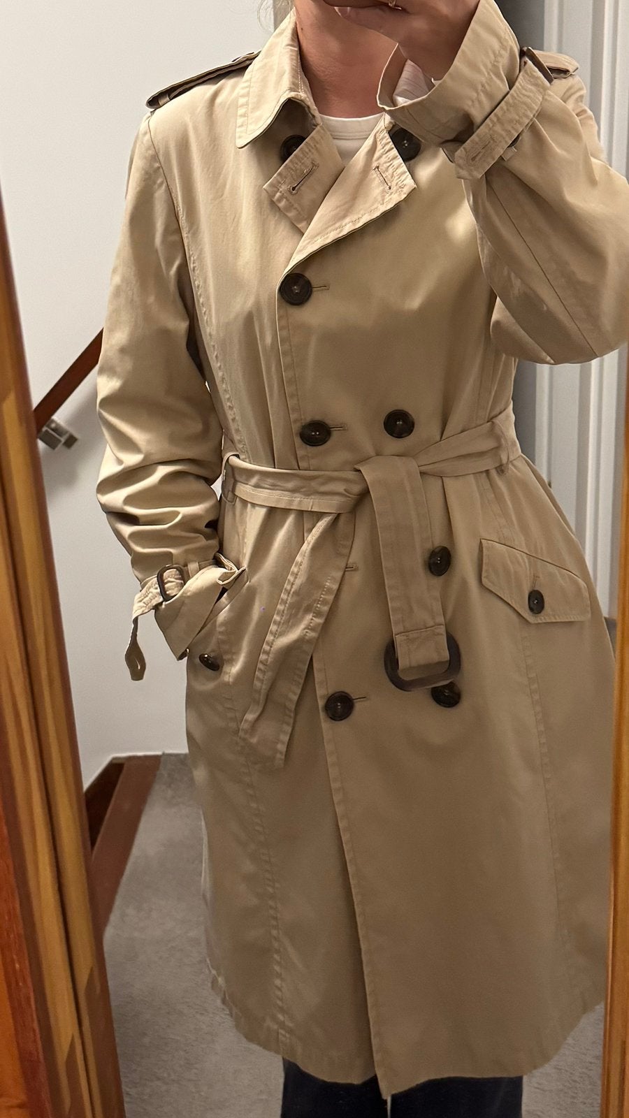 Max mara weekend trenchcoat, Ophalen of Verzenden, Gedragen, Maat 38/40 (M), Beige