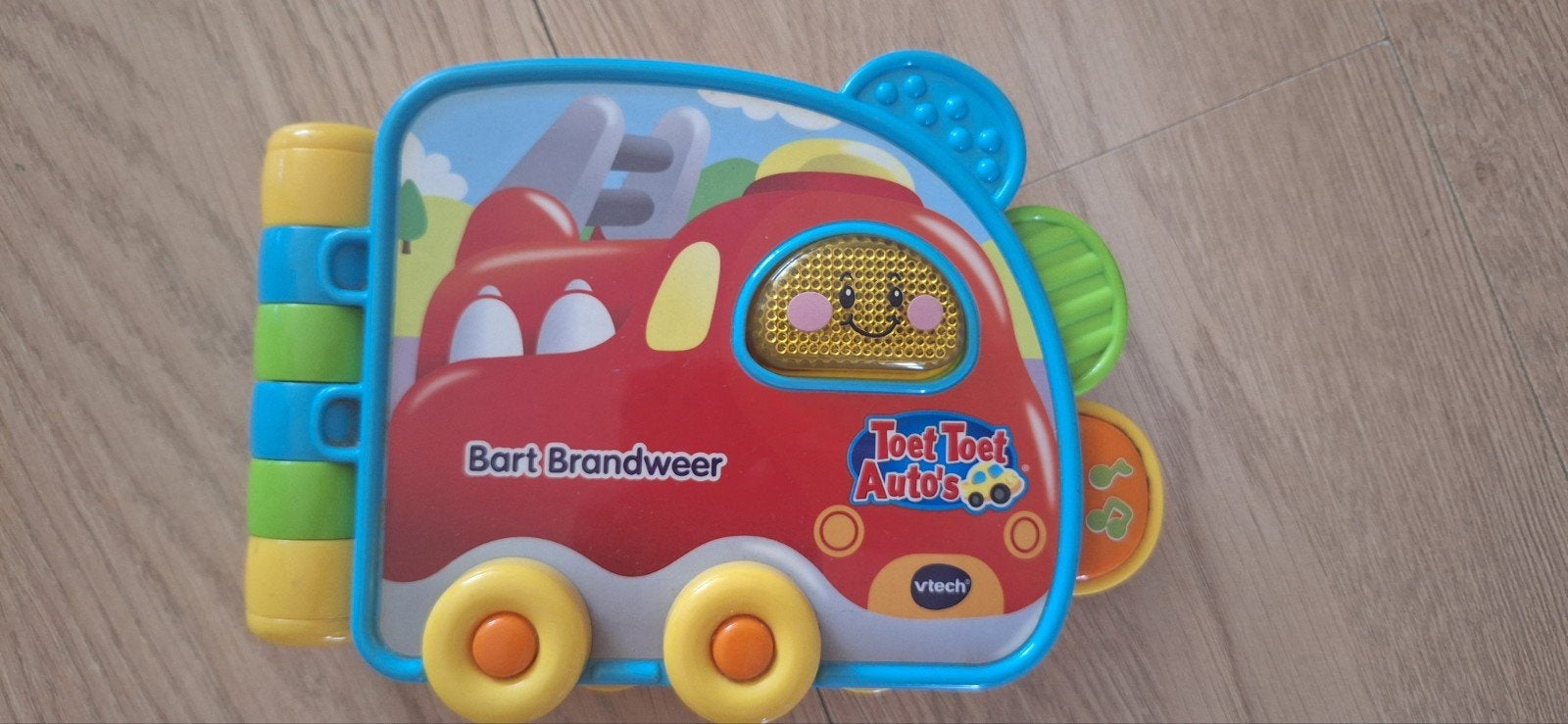 VTech Toet Toet Auto's Bart Brandweer Boek met Geluid, Ophalen, Zo goed als nieuw