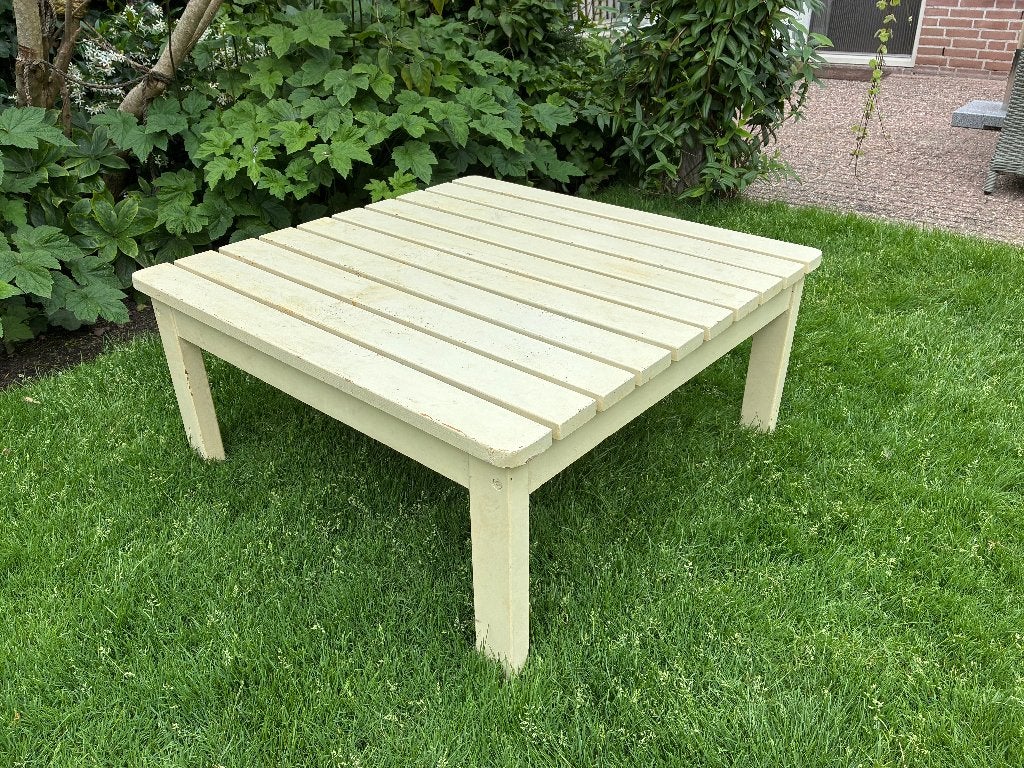 Massief grenen tafel. Let op...Nu prijs verlaagd!!, Ophalen, Gebruikt, 50 tot 100 cm, Vintage / retro