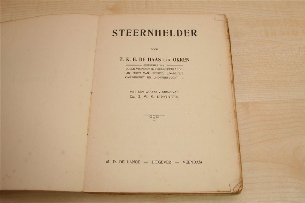 Steernhelder [1915] — Groningse Versjes & Vertelseltjes, Ophalen of Verzenden, Gelezen