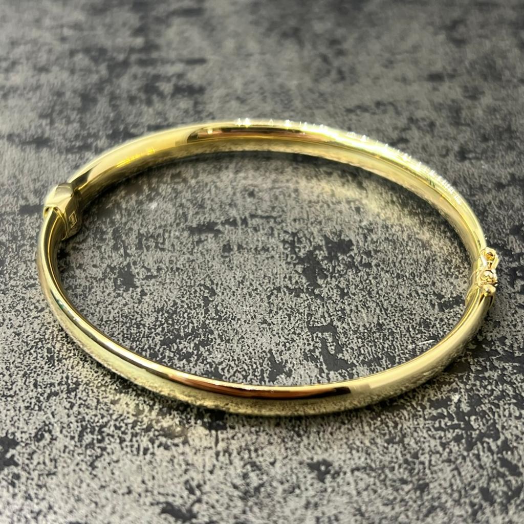 14 karaat gouden slavenarmband prachtig armband, Ophalen of Verzenden, Zo goed als nieuw, Goud