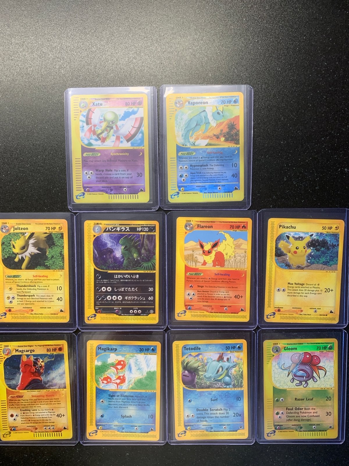 Pokemon Collectie - SKYRIDGE / AQUAPOLIS / EXP - LOS, Hobby en Vrije tijd, Ophalen of Verzenden, Gebruikt, Meerdere kaarten