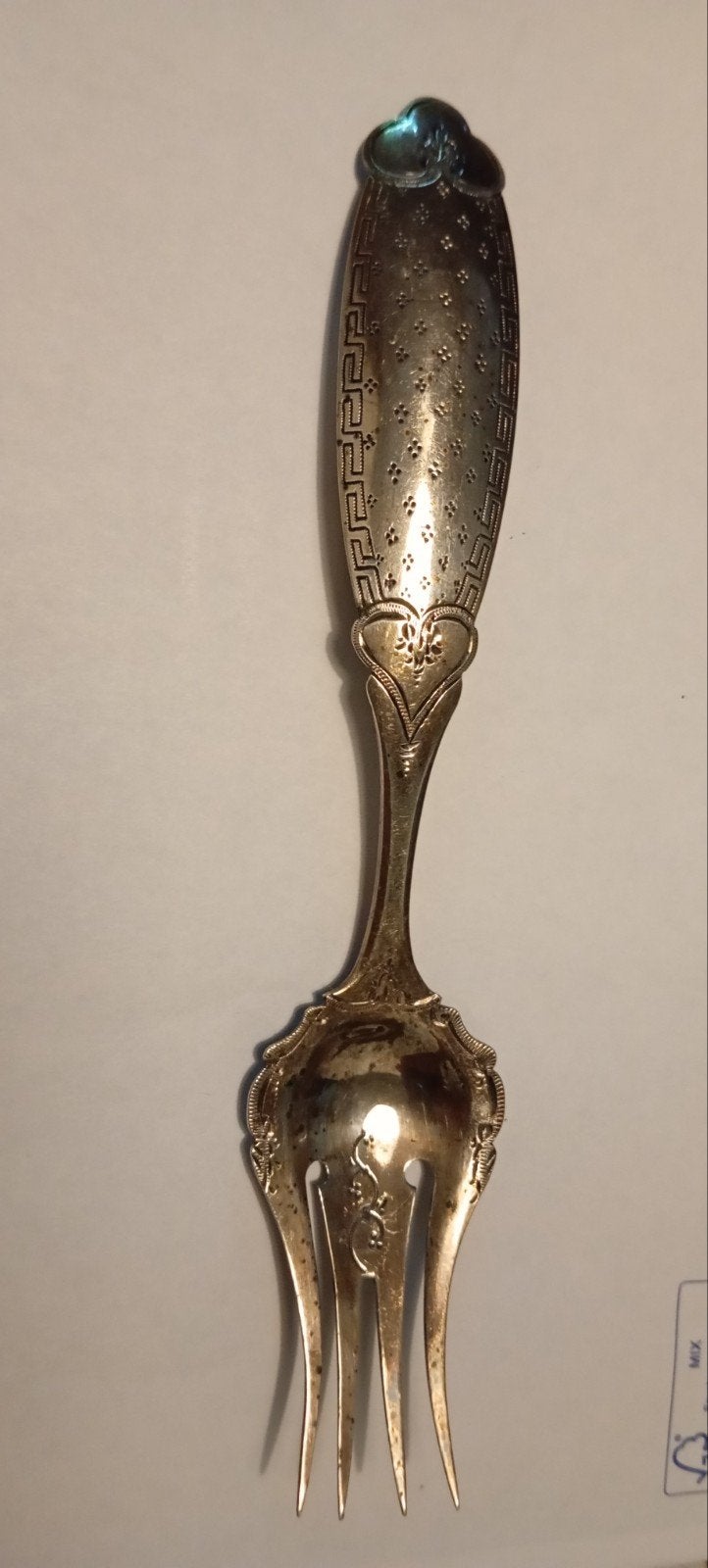 antiek zilver zuurvork wedstrijdprijs 100 jarig bestaan AH, Ophalen of Verzenden, Zilver