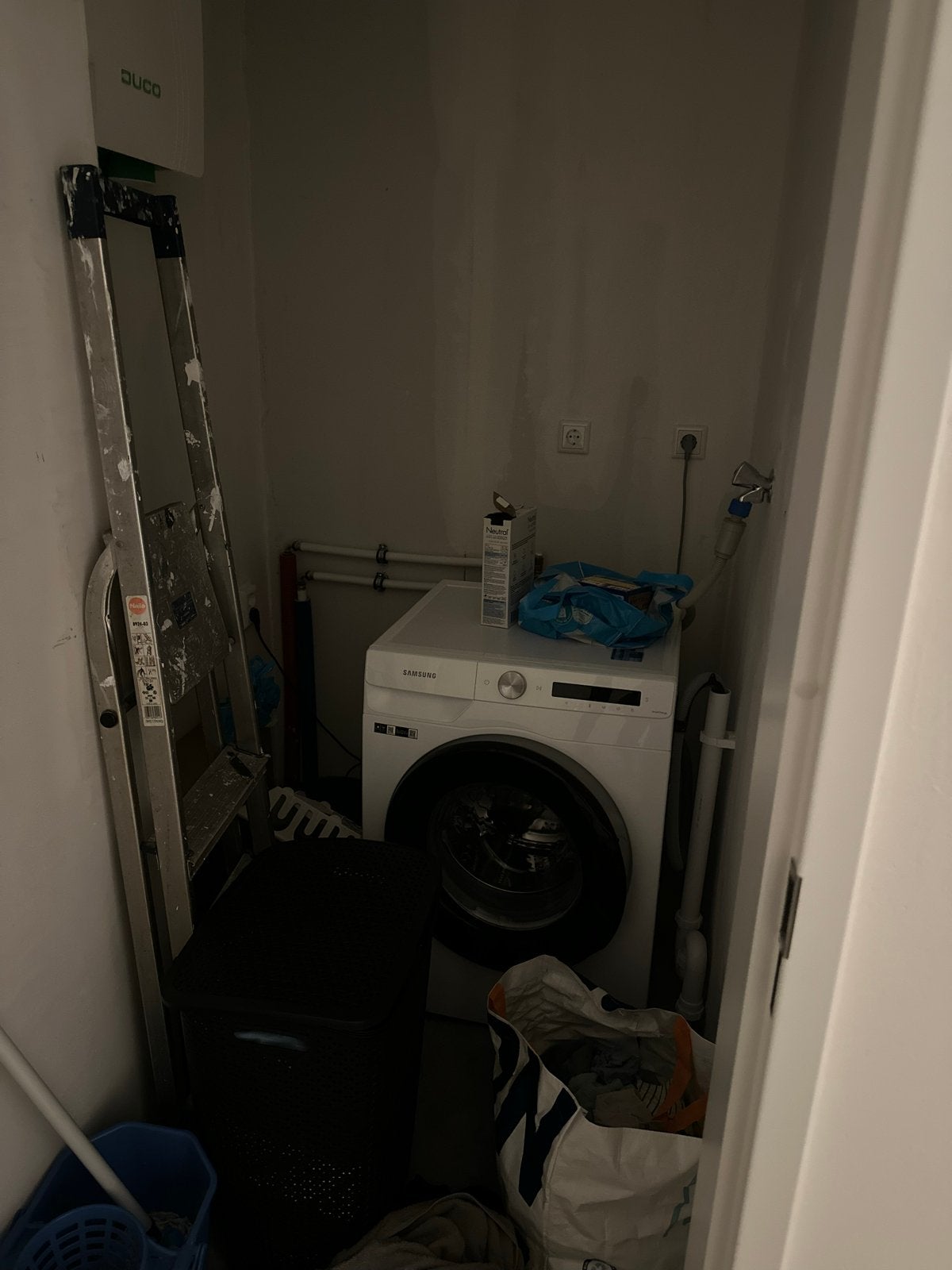 Samsung wasmachine ZGAN - WW90T534AAW, Witgoed en Apparatuur, Ophalen, 1200 tot 1600 toeren, 8 tot 10 kg, Zo goed als nieuw