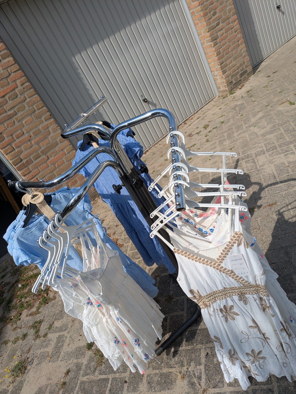 Kledingrek in hoogte verstelbaar - 4 arms, Kleding | Dames, Ophalen of Verzenden