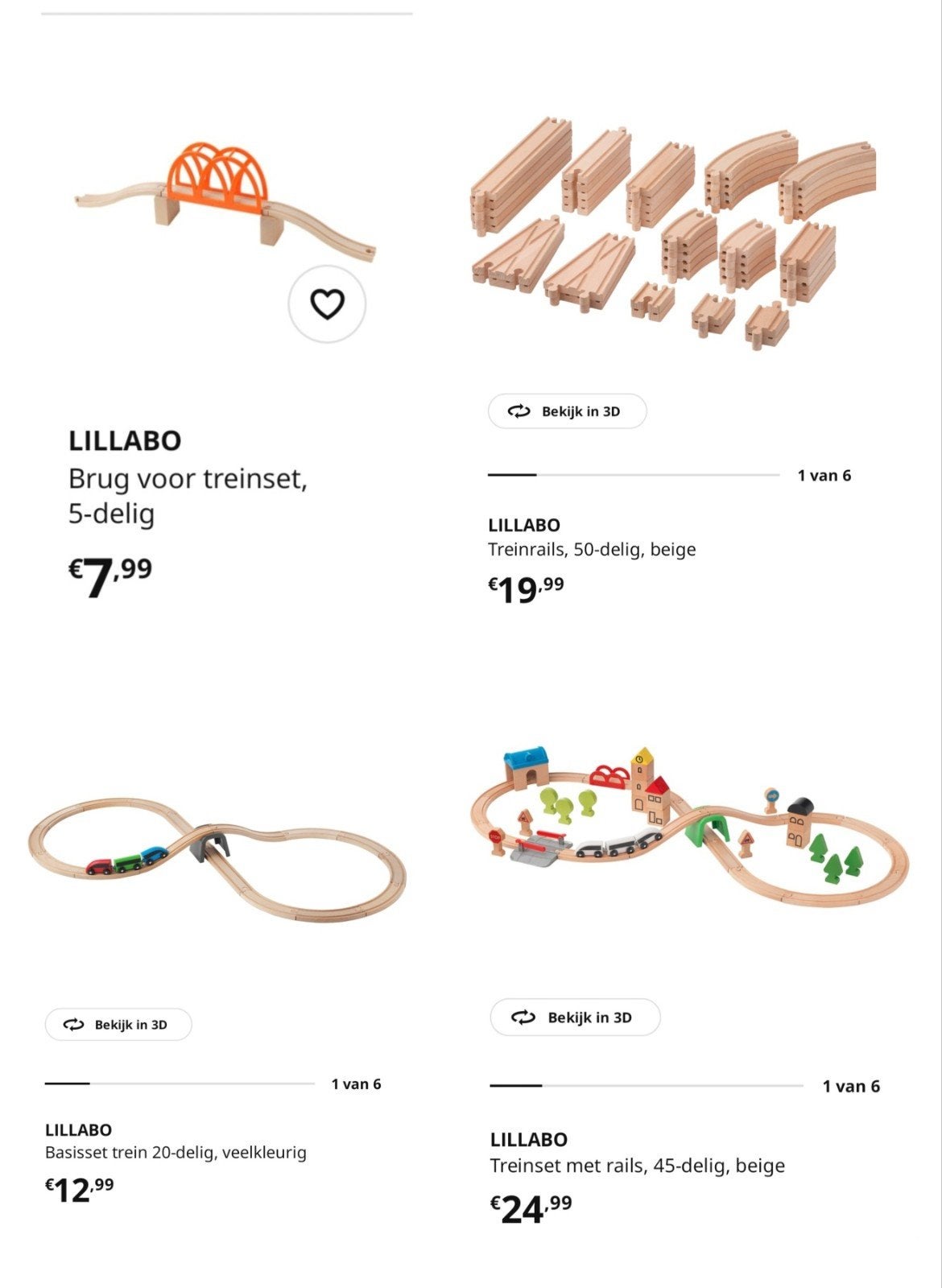 Te Koop :: Ikea Lillabo trein, Ophalen of Verzenden, Zo goed als nieuw