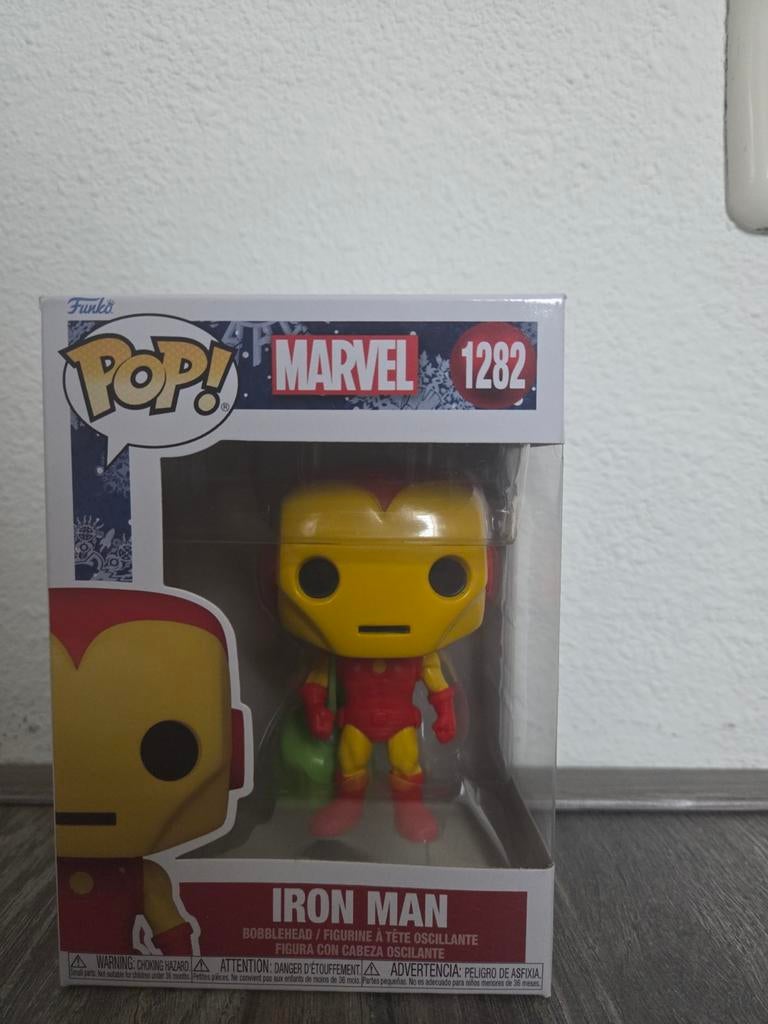 Funko pop (kerst) Ironman  1282, Ophalen of Verzenden, Zo goed als nieuw