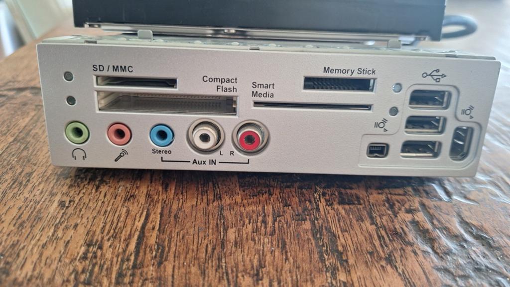PC geheugenkaart lezer, audio in, met USB en FireWire, Ophalen of Verzenden