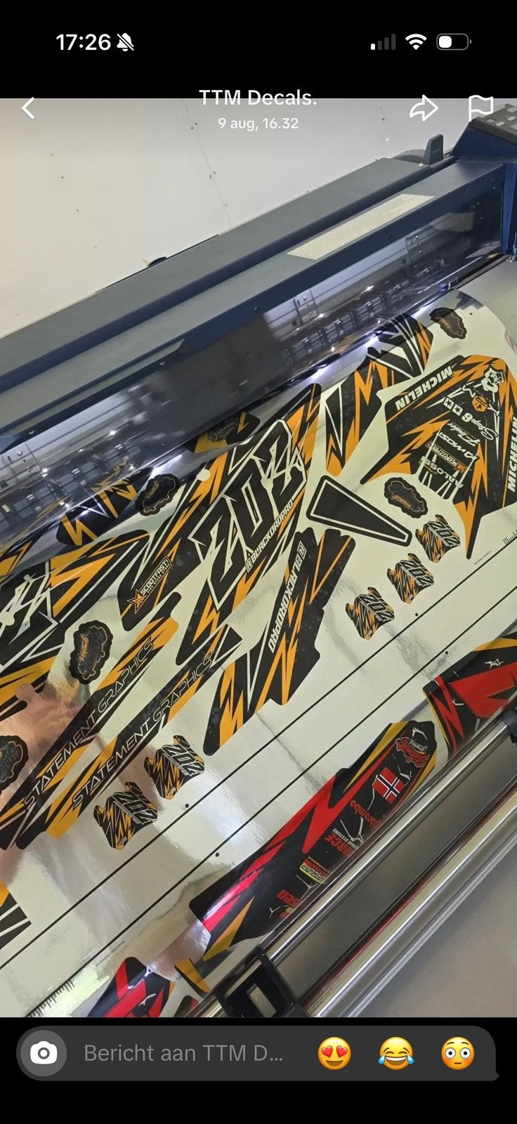 Derbi drd pro stickerset ttm disign, Ophalen, Zo goed als nieuw