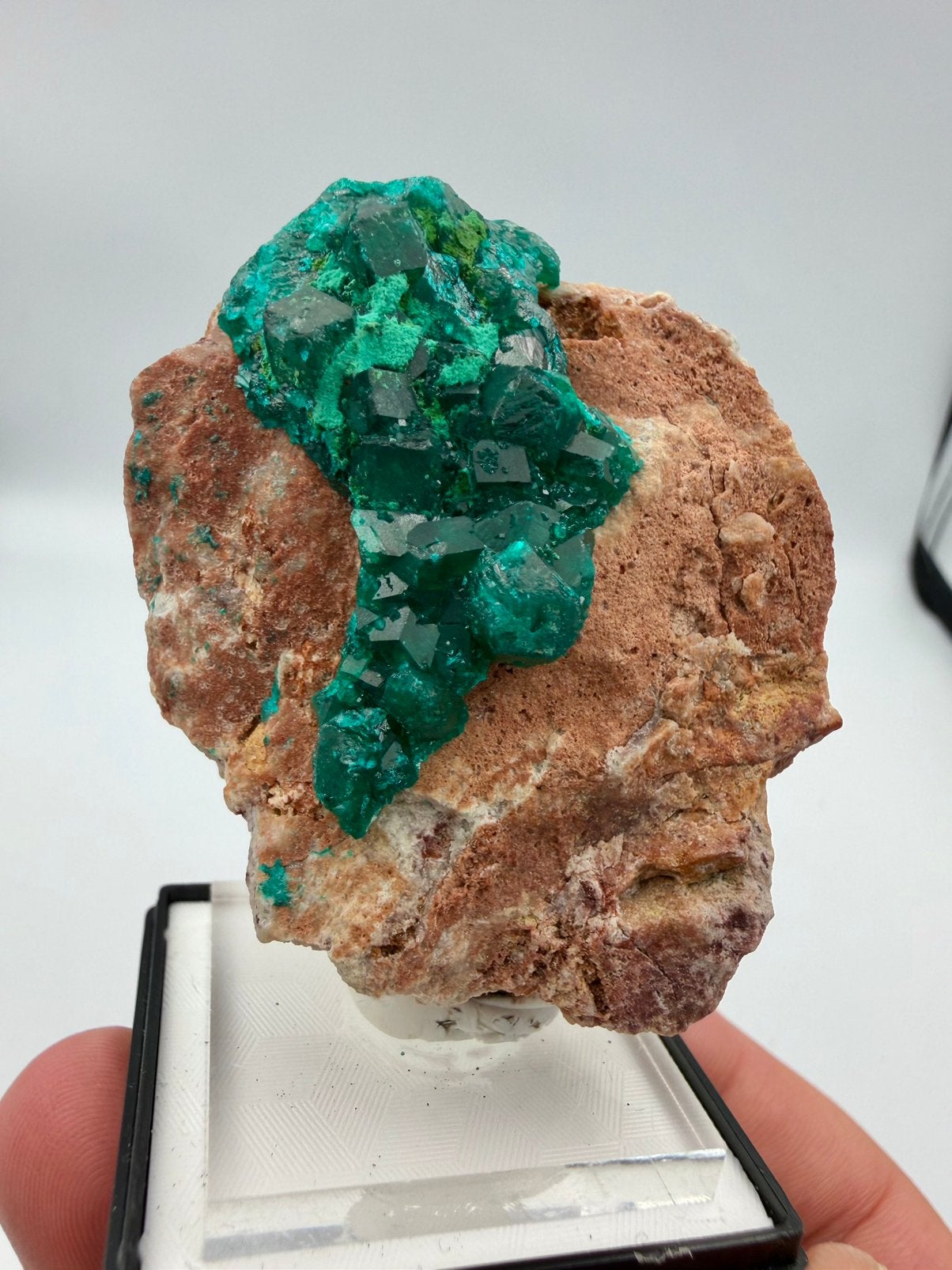 Dioptase op matrix, Ophalen of Verzenden