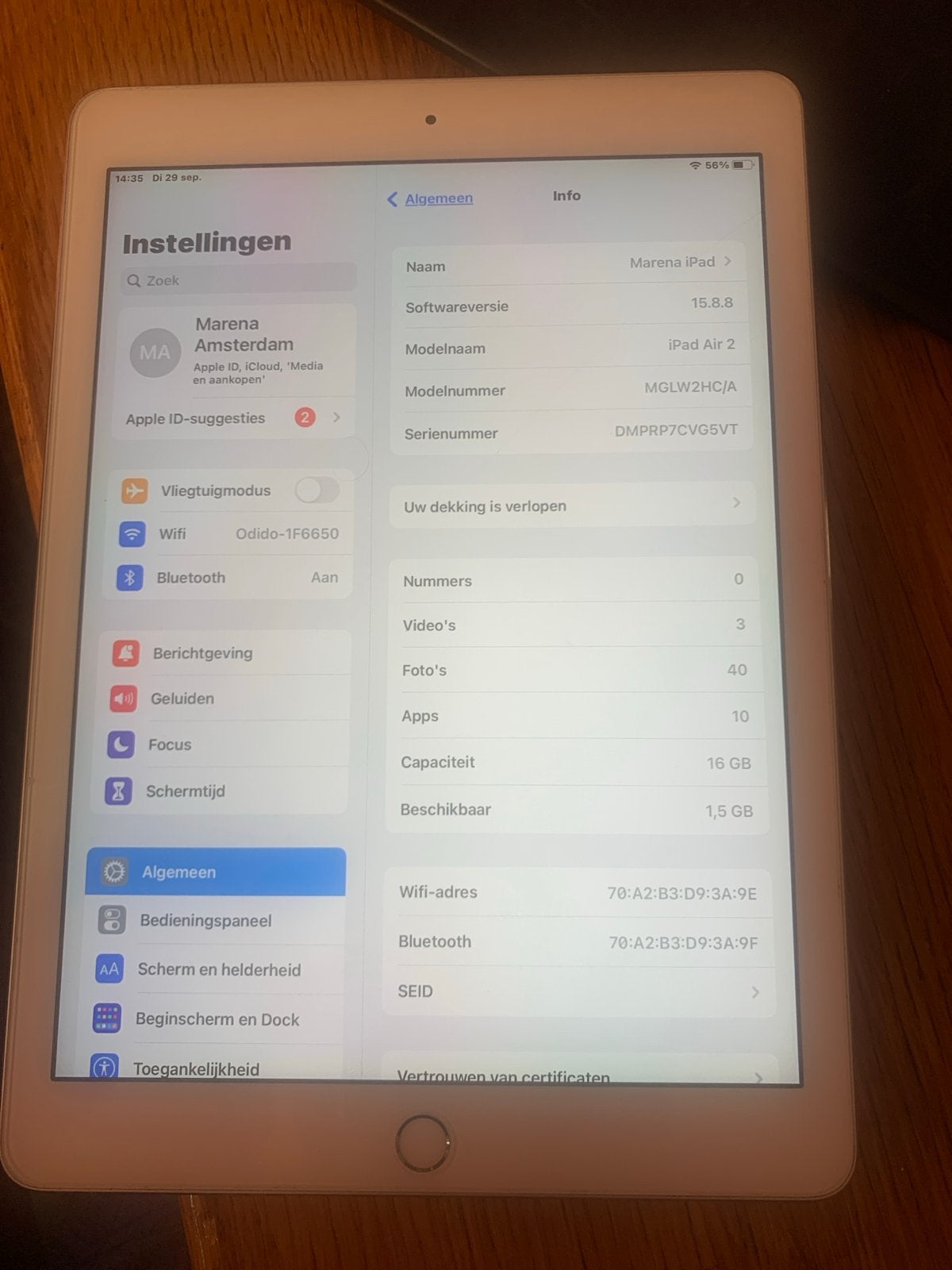 Apple iPad Air 2 16GB - Zo goed als nieuw