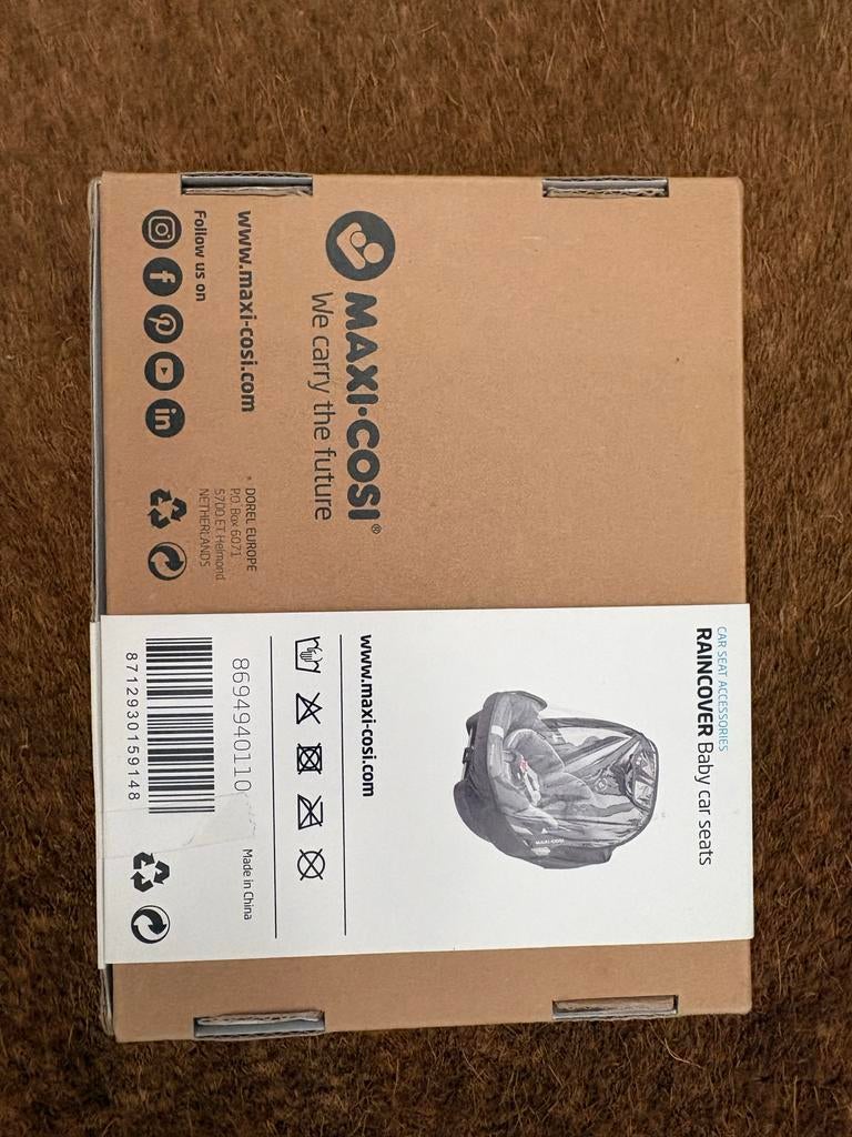 Maxi-Cosi Regenhoes voor Baby Autostoeltjes, Ophalen, Overige methoden, Nieuw, 0 t/m 13 kg
