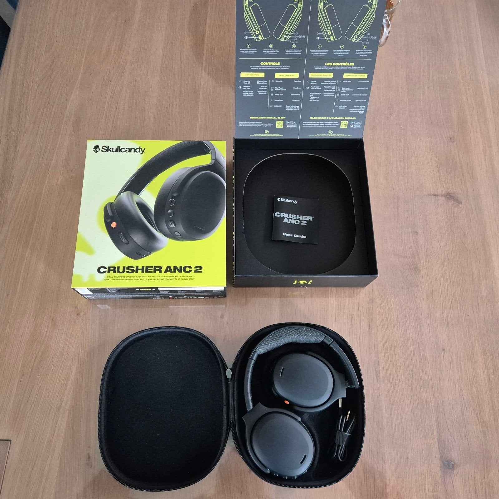 Skullcandy Crusher ANC 2 Hoofdtelefoon - Zo goed als nieuw, Draadloos, Ophalen of Verzenden, Zo goed als nieuw, Skullcandy