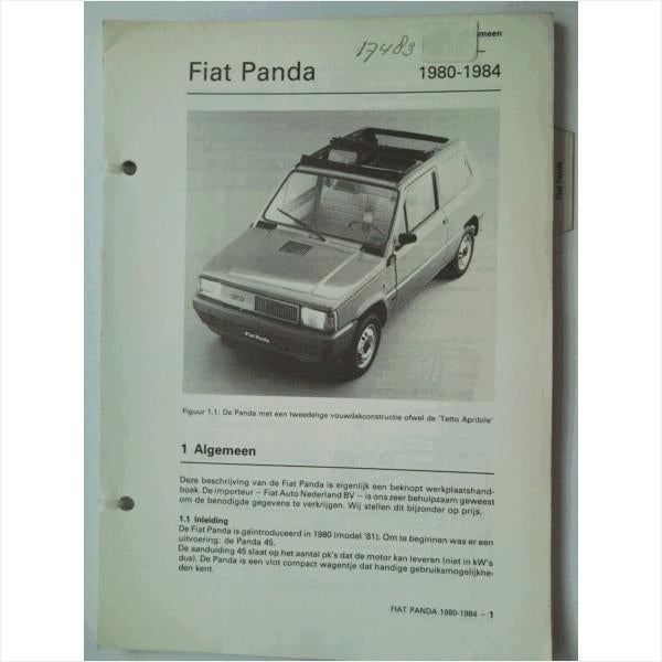 Fiat Panda Vraagbaak losbladig 1980-1984 #1 Nederlands, Ophalen of Verzenden, Gelezen, Overige merken