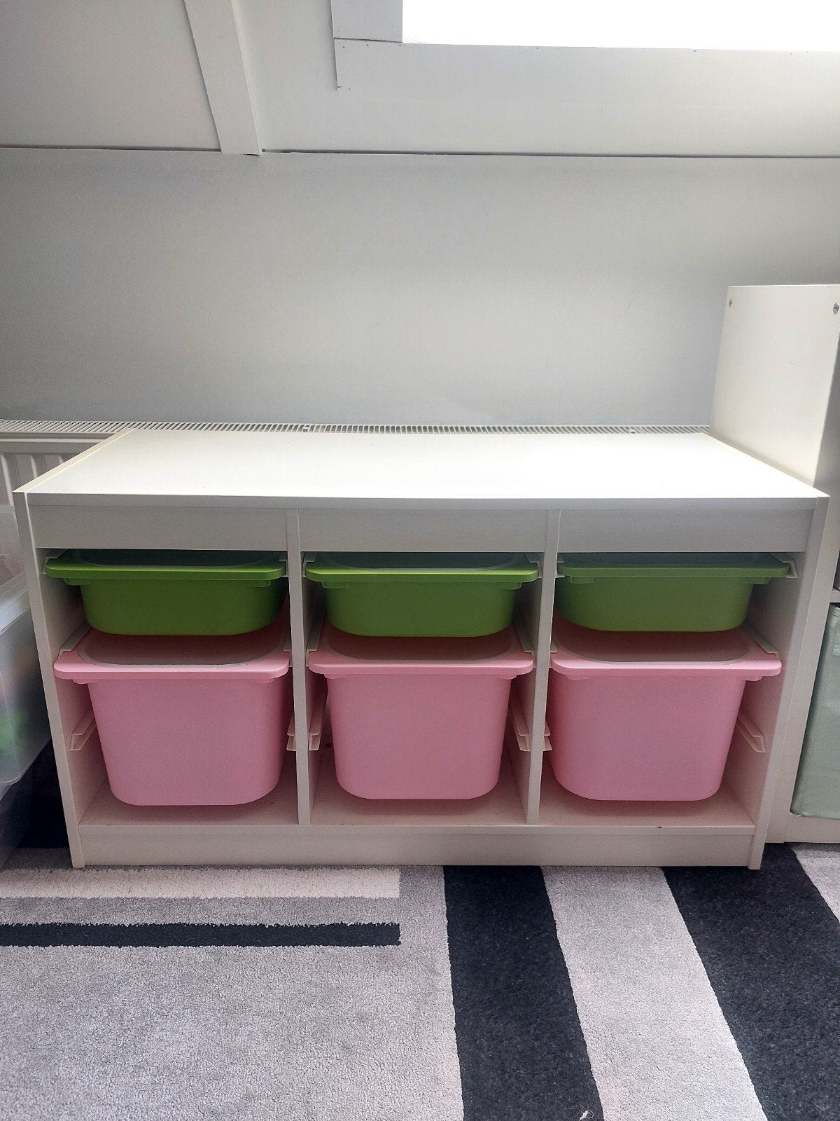 IKEA Trofast kastje met opbergbakken, Gebruikt, Kast, 75 tot 100 cm, Minder dan 50 cm