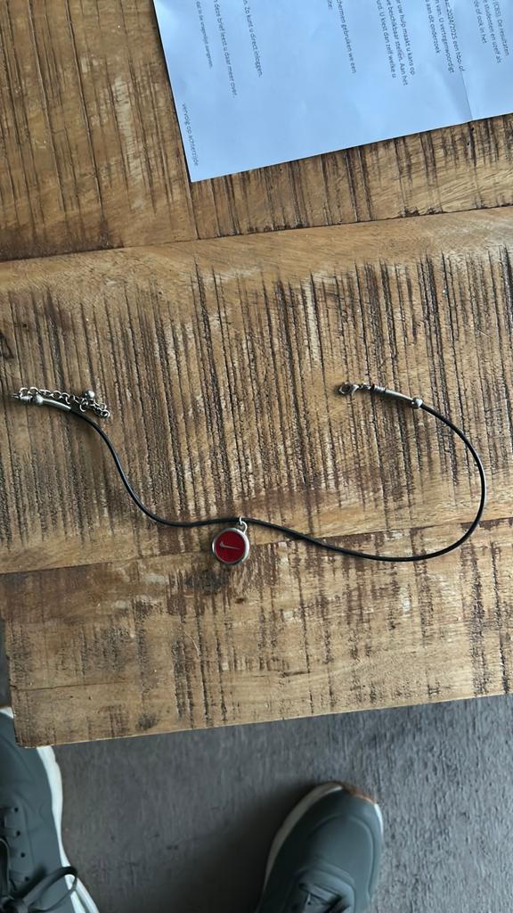Nike ketting, Ophalen of Verzenden, Zo goed als nieuw, Zilver, Overige materialen