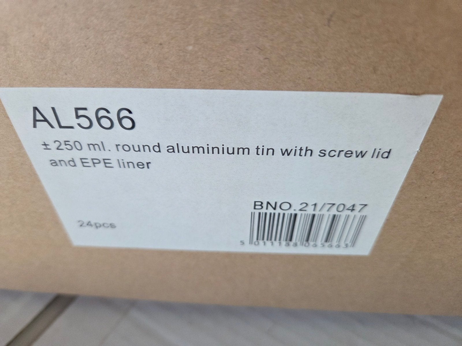 Aluminium rond blikje schroefdeksel pillendoosje, Ophalen of Verzenden, Overige