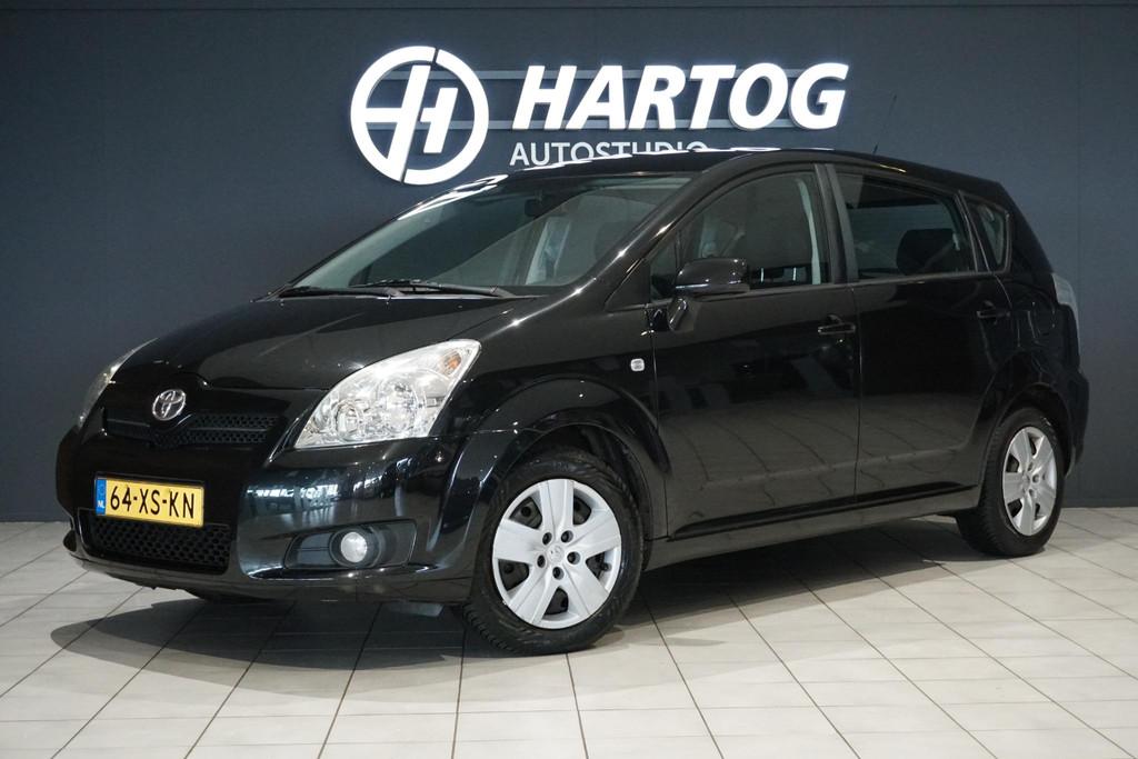 Toyota Verso 1.8 VVT-i Sol + DEALER ONDERHOUDEN / TREKHAAK /, Auto's, Gebruikt, 4 cilinders, 129 pk, Zwart