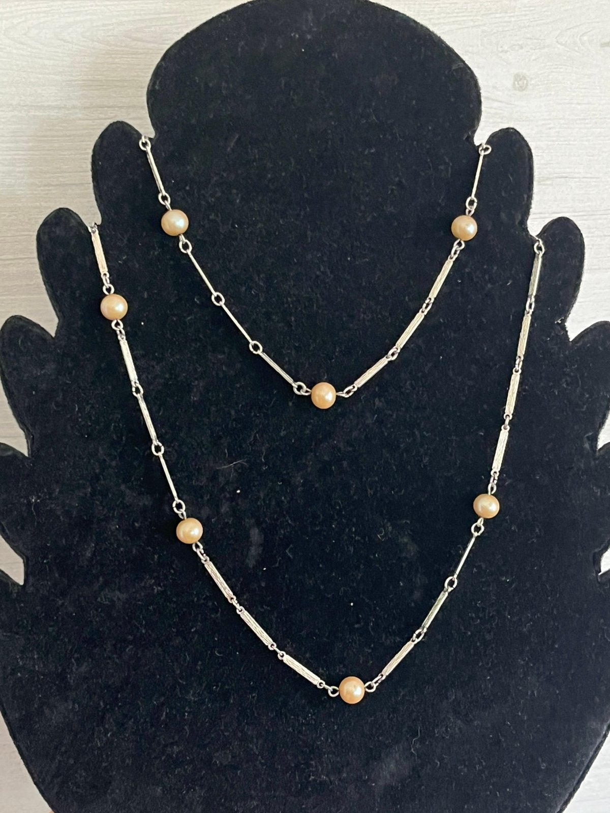 Art deco Carl Maurer Son ketting zilver, Sieraden, Tassen en Uiterlijk, Antieke sieraden, Ophalen of Verzenden, Zilver, Ketting