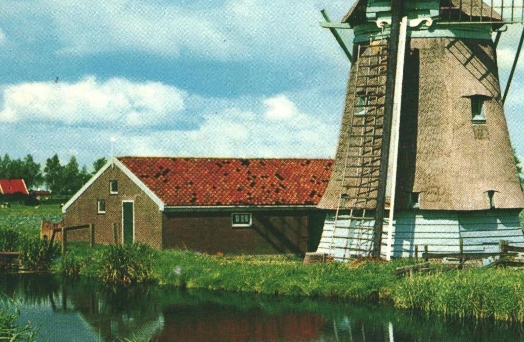 993253 Mogelijk Burgerbrug Molen 1969 Gelopen met postzegel, Ophalen of Verzenden, 1960 tot 1980, Gelopen, Noord-Holland