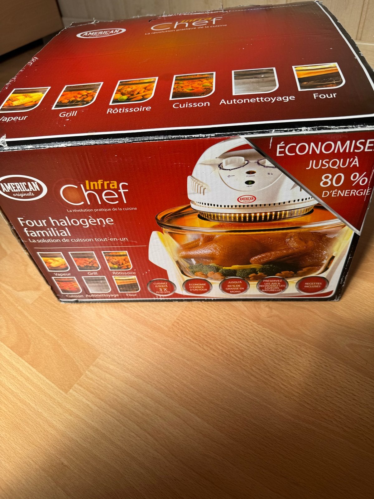 American Originals Infra Chef Halogeenoven - Nieuw in doos, Witgoed en Apparatuur, Ovens, Ophalen, Minder dan 45 cm, Overige merken
