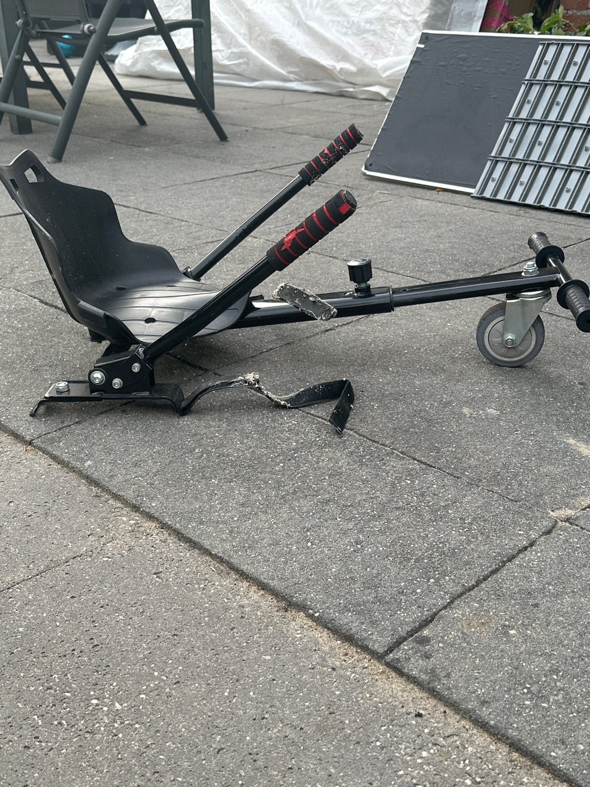 Hoverboard Kart Frame - Zwart, Ophalen, Gebruikt, Overige merken