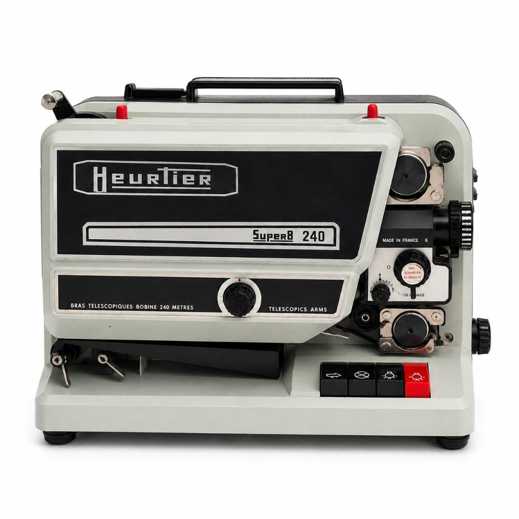 Vintage Heurtier Super 8 240 Filmprojector + Originele Doos, Gebruikt, ., Ophalen of Verzenden, .