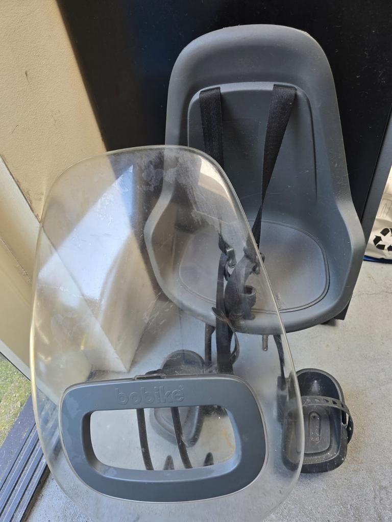 Bobike fietsstoeltje voorop, Ophalen, 0 t/m 18 kg, Gebruikt, Voetsteuntjes