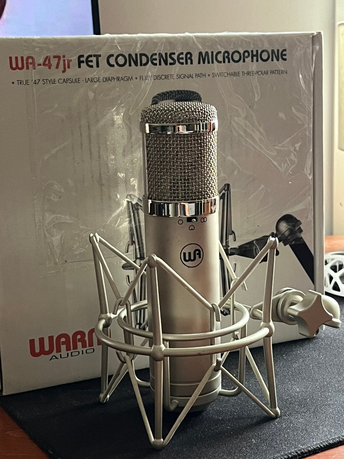 wa-47jr microfoon, Ophalen of Verzenden, Zo goed als nieuw, Studiomicrofoon