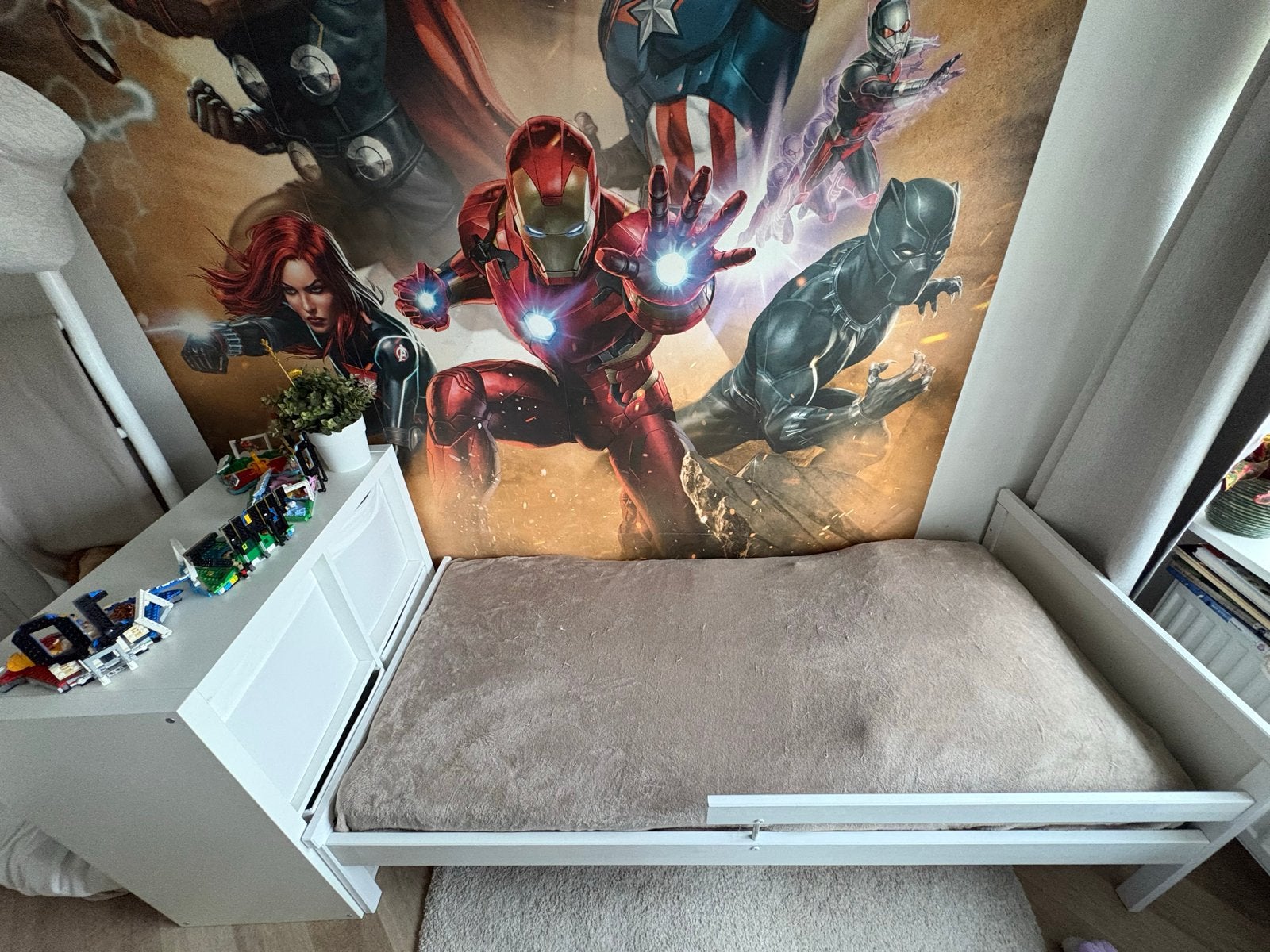 IKEA SNIGLAR Peuterbed met lattenbodem, 70x160 cm, Kinderen en Baby's, Kinderkamer | Bedden, Ophalen, Gebruikt, 70 tot 85 cm, 140 tot 160 cm